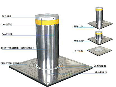 陕西西安液压升降防撞柱